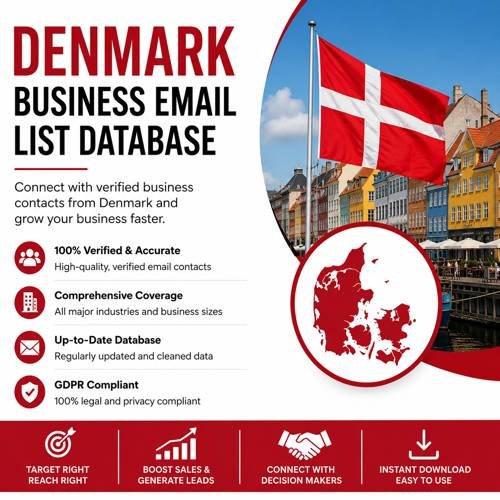 Denmark Business Email List Database