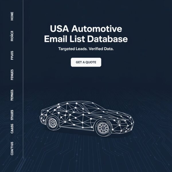 USA Automotive Email List Database