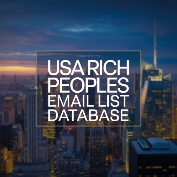 USA Rich Peoples Email List Database