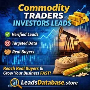 Commodity Traders Investors Leads