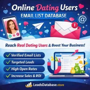Online Dating Users Email List Database