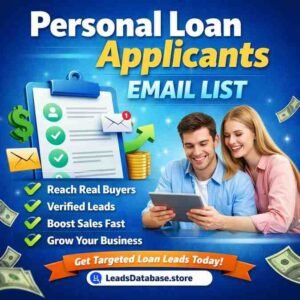 Personal Loan Applicants Email List